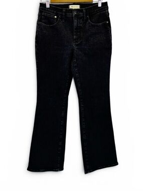 Madewell Women’s Kick Out Black Jeans Mid-Rise Size 29